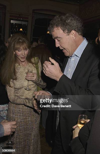 Presenter Jeremy Clarkson with Heather Taylor at a party thrown by Paul McKenna to celebrate his book 'Change Your Life In 7 Days' staying at the...