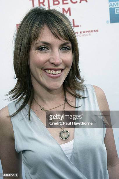 Jennifer Crystal Foley attends the premiere of "My Uncle Berns" during the Tribeca Film Festival at UA Battery Park May 6, 2004 in New York City.