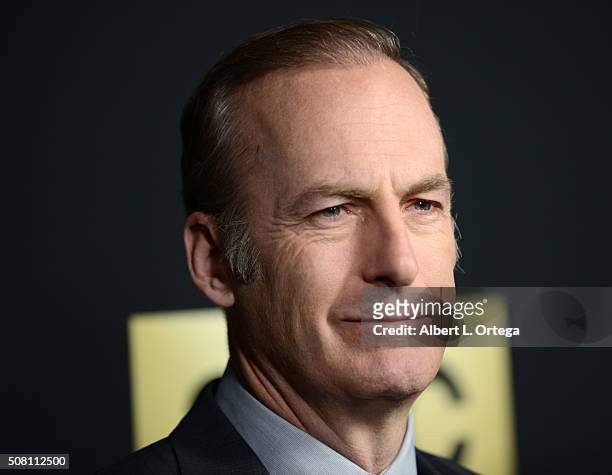 Actor Bob Odenkirk arrives for the Premiere Of AMC's "Better Call Saul" Season 2 held at ArcLight Cinemas on February 2, 2016 in Culver City,...