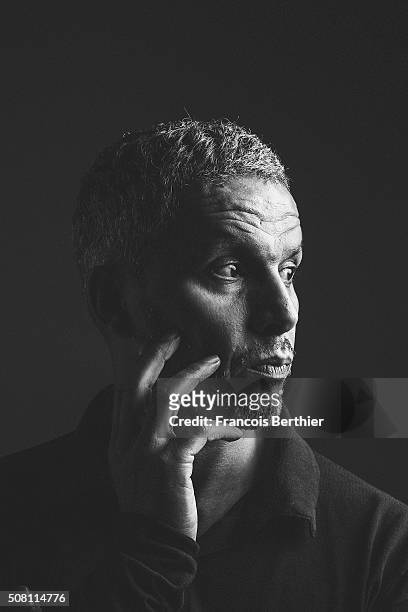 Actor Sami Bouajila is photographed for Self Assignment on December 1, 2015 in Paris, France.