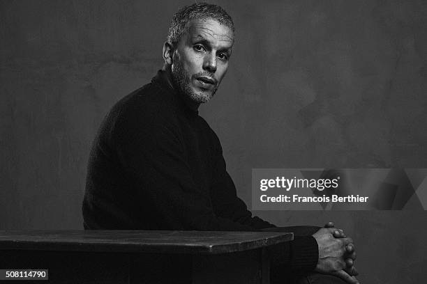 Actor Sami Bouajila is photographed for Self Assignment on December 1, 2015 in Paris, France.