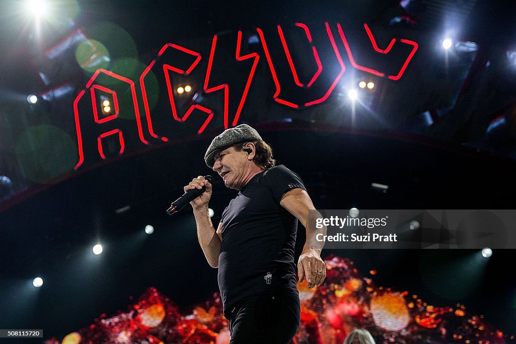 AC/DC Perform At Tacoma Dome