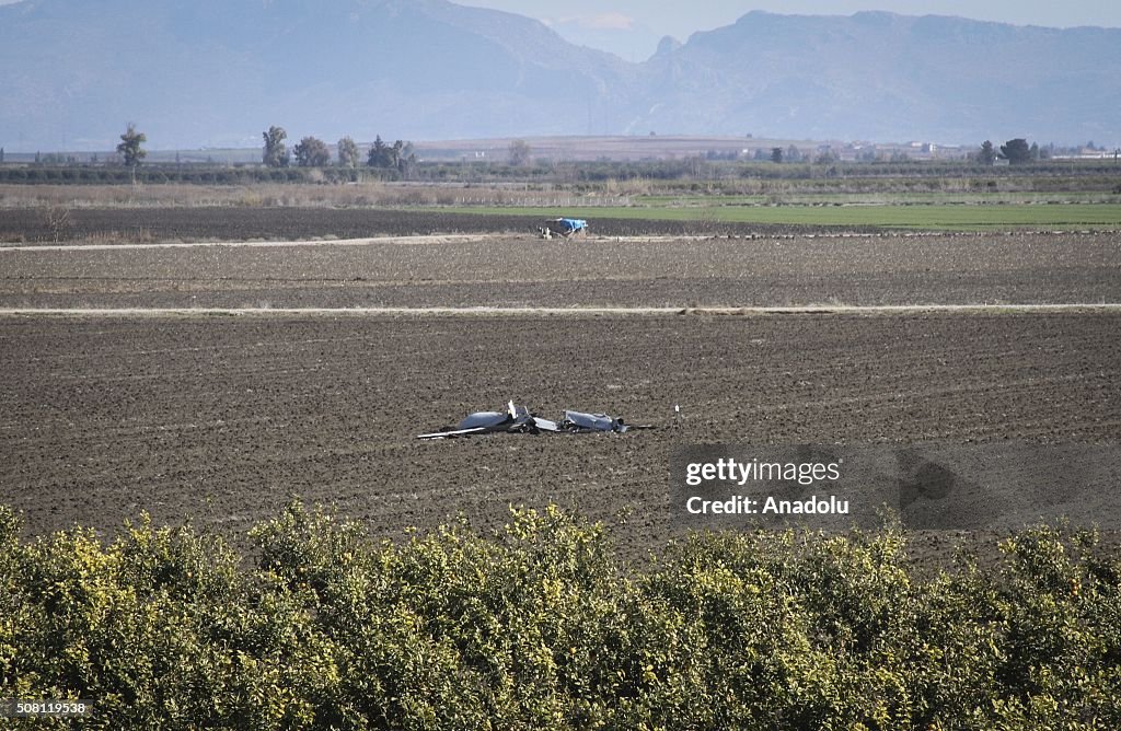 US drone crashes in a field in Turkey's Adana