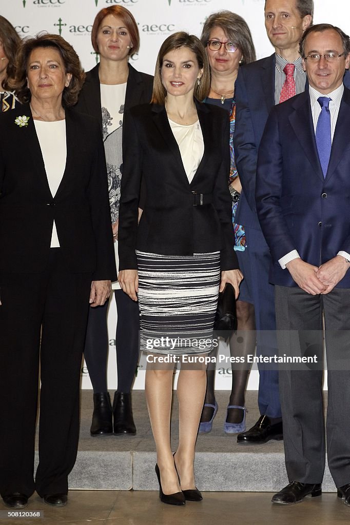 Queen Letizia Attends 'Por Un Enfoque Integral' Forum