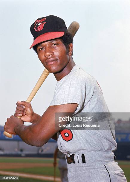 Paul Blair of the Baltimore Orioles poses for a portrait. Blair played for the Orioles from 1964-1976.
