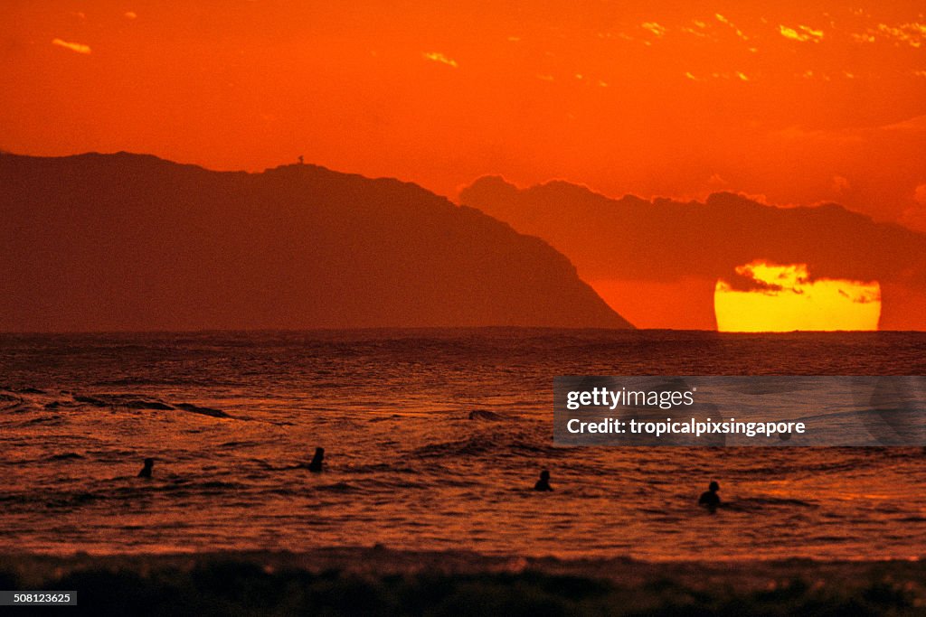 Sunset at Kaena Point