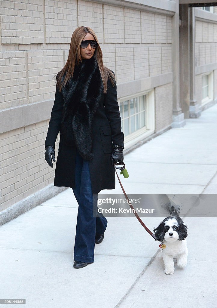 Iman Sighting in New York City