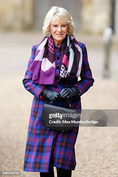 Camilla, Duchess of Cornwall, Patron of the National Literacy Trust, attends a literature festival that celebrates the work of the National Literacy...
