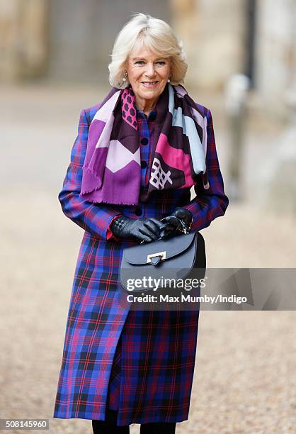 Camilla, Duchess of Cornwall, Patron of the National Literacy Trust, attends a literature festival that celebrates the work of the National Literacy...