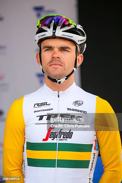 Jack Bobridge of Trek Segafredo before the Prologue stage on the first day of the Jayco Herald Sun Tour 2016 on February 03, 2016 In Melbourne,...