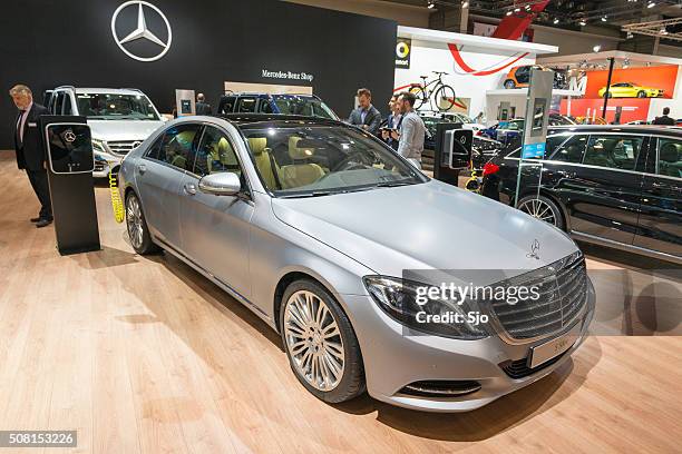 mercedes-benz s-class s 500 e plug-in hybrid - a mercedes benz e stock pictures, royalty-free photos & images