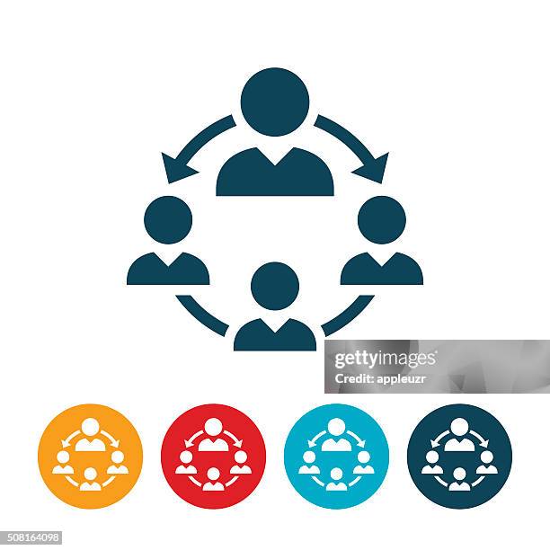 business-workflow-symbol - organigramm stock-grafiken, -clipart, -cartoons und -symbole