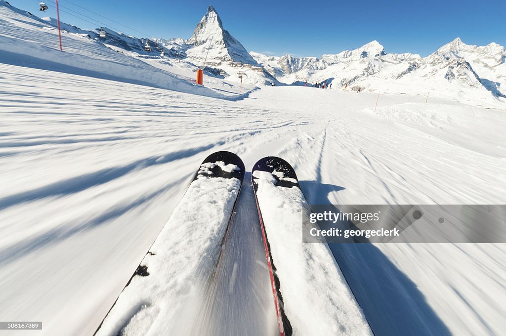 Le Point de vue du skieur