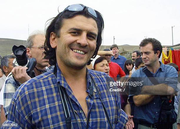Reuters news agency journalist Adlan Khasanov, who was fatally wounded 09 May 2004 in a blast during Victory Day celebrations at the Dynamo stadium...