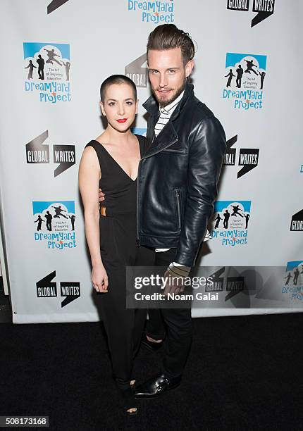 Actor Nico Tortorella attends the Bronxwrites' Poetry Slam finals at Joe's Pub on February 2, 2016 in New York City.