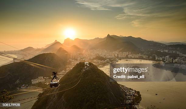 日没、リオデジャネイロ - rio de janeiro ストックフォトと画像