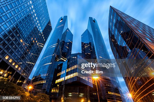 Office Buildings in Financial District La Defense, Paris, France Office Buildings in Financial District La Defense, Paris, France