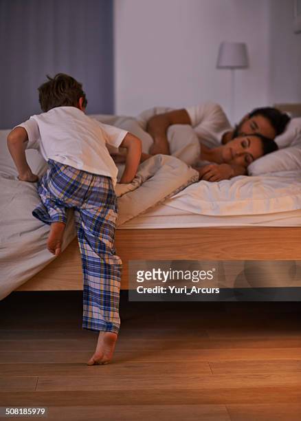 make the nightmare go away - child climbing stock pictures, royalty-free photos & images