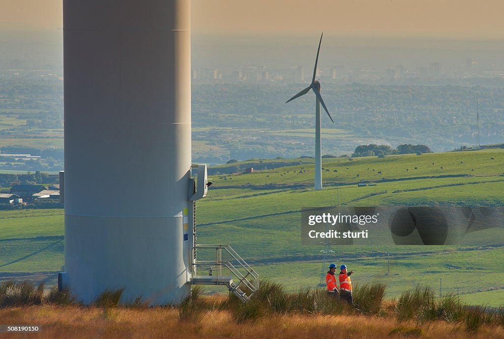 Windfarm power engineers