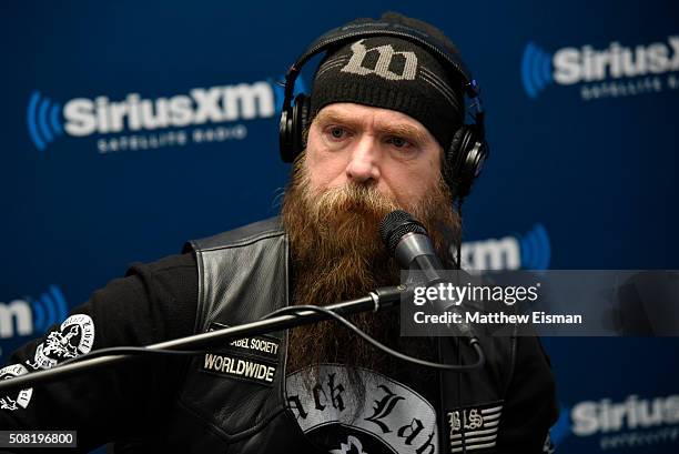 Zakk Wylde performs live at the SiriusXM Studios on February 3, 2016 in New York City.