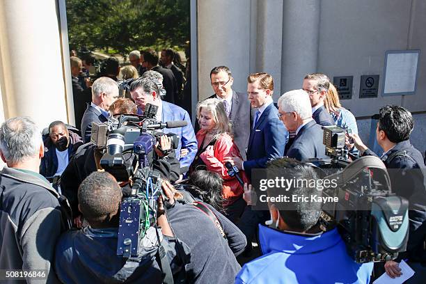 Sandra Merritt , a defendant in a recent indictment reversal stemming from a Planned Parenthood surreptitious video she helped produce, looks on as...