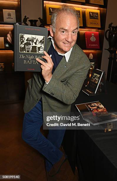 Charles Finch attends the launch of his book "The Night Before BAFTA" at Maison Assouline on February 3, 2016 in London, England.