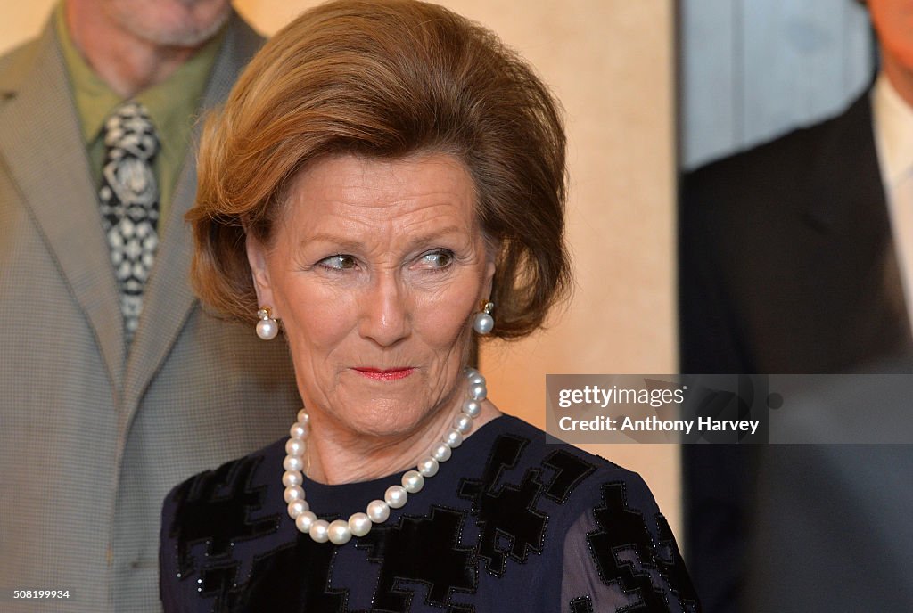 Queen Sonja of Norway Opens Nikolai Astrup: Painting Norway Exhibition