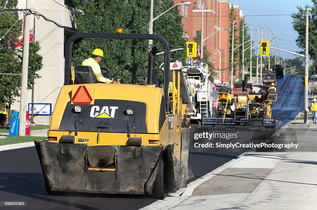 Street Paving Crew