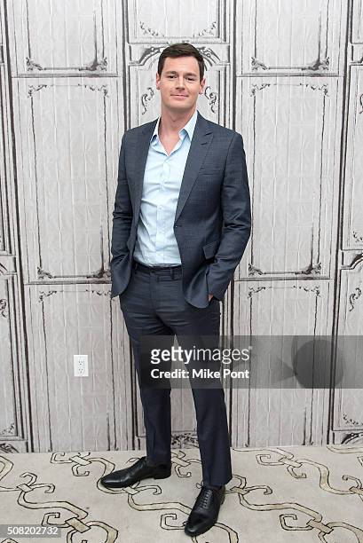Actor Benjamin Walker attends the AOL Build Speaker Series to discuss the movie "The Choice" at AOL Studios In New York on February 3, 2016 in New...