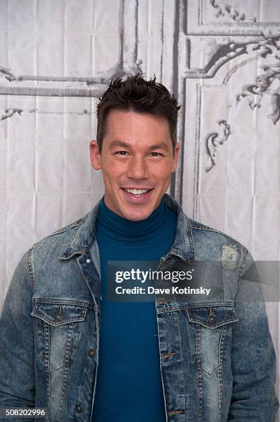 David Bromstad arrives at the AOL Build Speaker Series at AOL Studios In New York on February 3, 2016 in New York City.