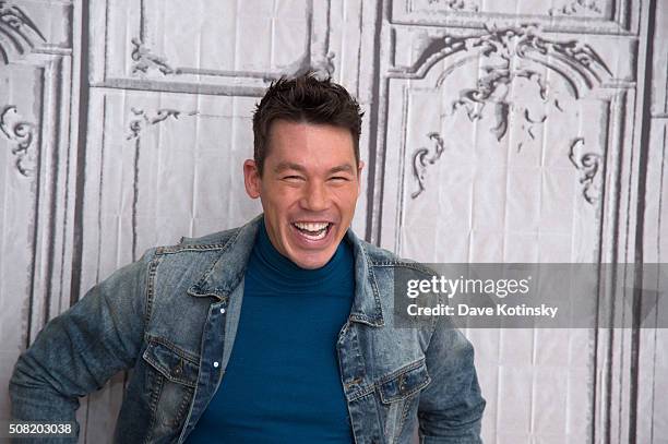 David Bromstad arrives at the AOL Build Speaker Series at AOL Studios In New York on February 3, 2016 in New York City.