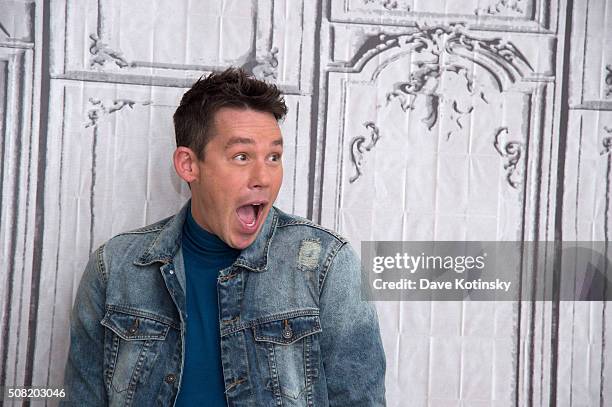 David Bromstad arrives at the AOL Build Speaker Series at AOL Studios In New York on February 3, 2016 in New York City.