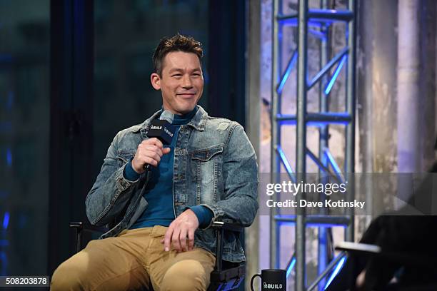 David Bromstad arrives at the AOL Build Speaker Series at AOL Studios In New York on February 3, 2016 in New York City.