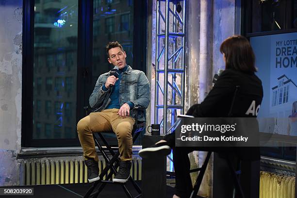 David Bromstad arrives at the AOL Build Speaker Series at AOL Studios In New York on February 3, 2016 in New York City.