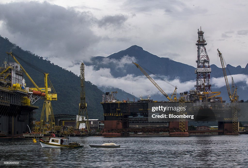 Views Of A Petrobras Floating Production Storage and Offloading (FPSO) Vessel