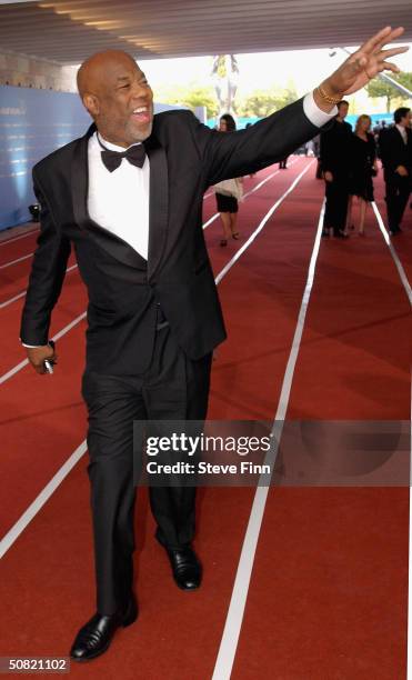 Photographer Howard Bingham arrives at the the Laureus World Sports Awards May 10, 2004 in Estoril, Portugal.