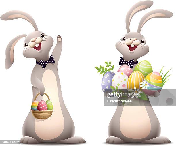 easte bunny - easter bunny stock illustrations