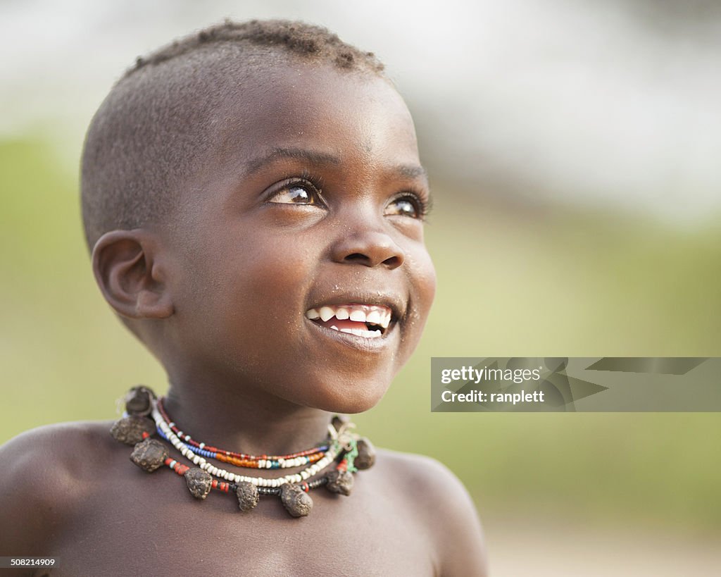 Hopeful African Boy