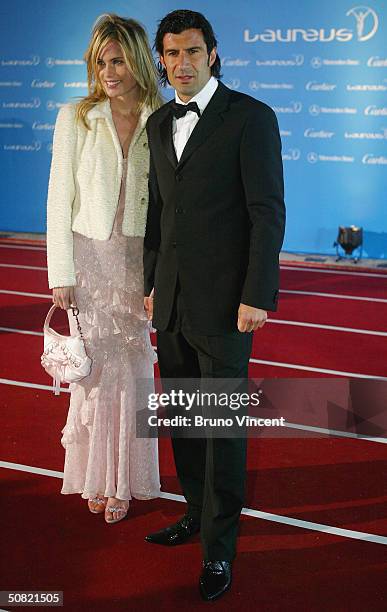 Luis Figa arrives at the the Laureus World Sports Awards May 10, 2004 in Estoril, Portugal.