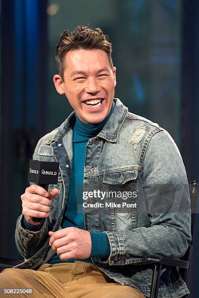 Designer David Bromstad attends the AOL Build Speaker Series at AOL Studios In New York on February 3, 2016 in New York City.