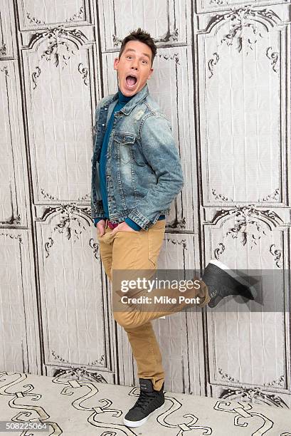 Designer David Bromstad attends the AOL Build Speaker Series at AOL Studios In New York on February 3, 2016 in New York City.