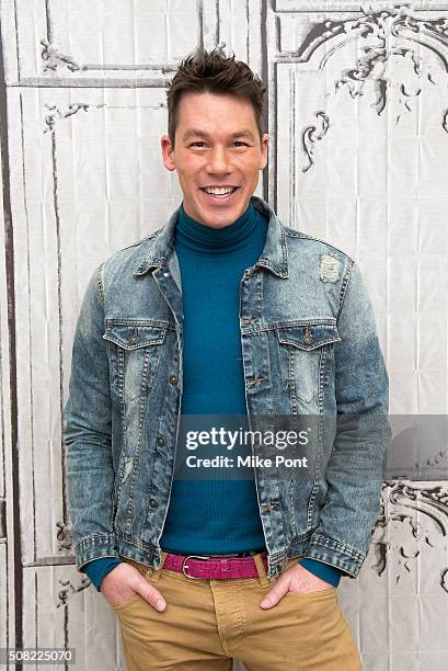 Designer David Bromstad attends the AOL Build Speaker Series at AOL Studios In New York on February 3, 2016 in New York City.