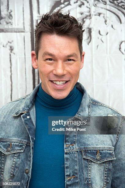 Designer David Bromstad attends the AOL Build Speaker Series at AOL Studios In New York on February 3, 2016 in New York City.