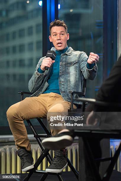 Designer David Bromstad attends the AOL Build Speaker Series at AOL Studios In New York on February 3, 2016 in New York City.