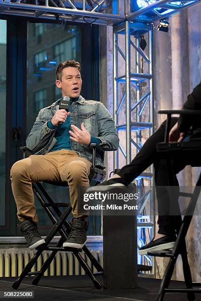 Designer David Bromstad attends the AOL Build Speaker Series at AOL Studios In New York on February 3, 2016 in New York City.