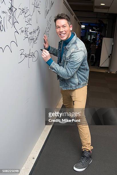 Designer David Bromstad attends the AOL Build Speaker Series at AOL Studios In New York on February 3, 2016 in New York City.