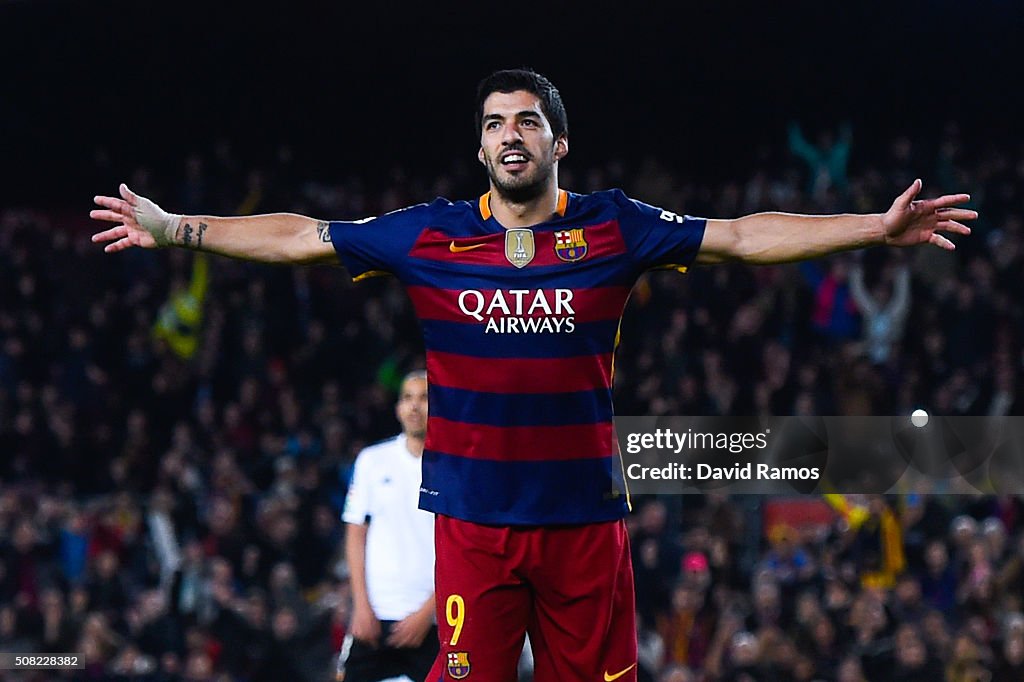 Barcelona v Valencia - Copa del Rey Semi Final, First Leg