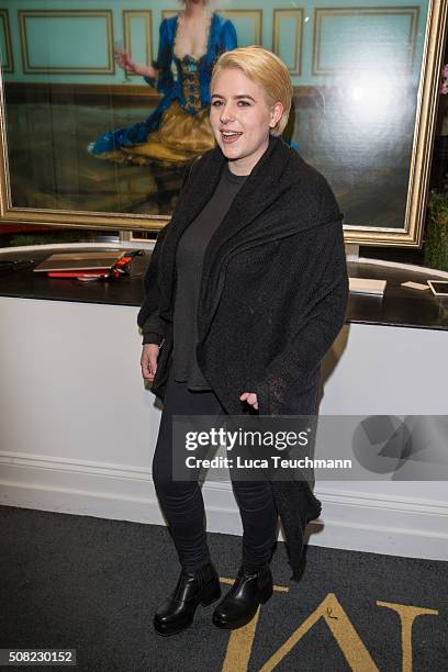 Bella Cruise attends the private view of Tyler Shields: Decadence at Maddox Gallery on February 3, 2016 in London, England.