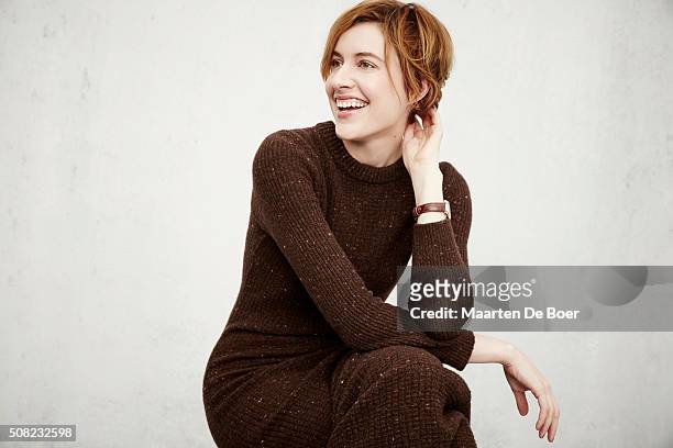 Actress Greta Gerwig of 'Wiener-Dog poses for a portrait at the 2016 Sundance Film Festival Getty Images Portrait Studio Hosted By Eddie Bauer At...