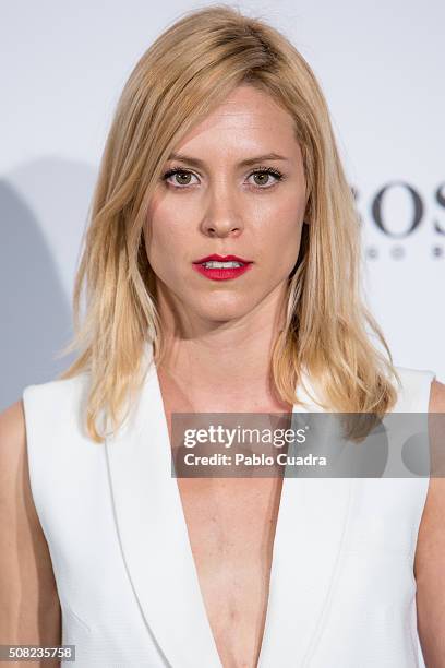 Actress Maggie Civantos attends the 'Man of Today' campaign photocall at the Eurobuilding Hotel on February 3, 2016 in Madrid, Spain.